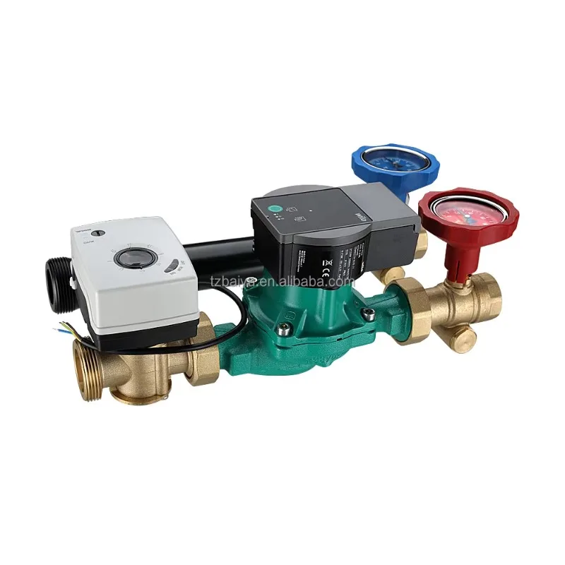 

Modern Design Boiler Underfloor Heating System Pump Mix Unit Group Station Flexible for Hotel Apartment Heat Pump