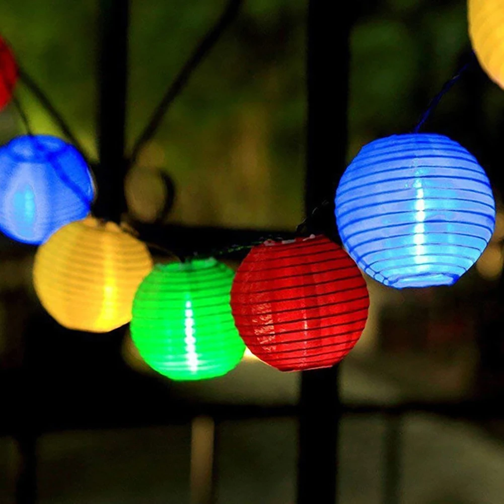 Solar Lantern Led String Lights Waterproof Outdoor Landscape Decorative Lights For Garden Patio Party Lighting Strings