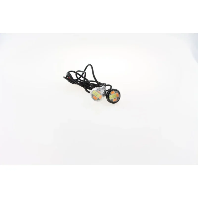 New Car Mounted Eagle Eye Light LED Grille Signal Light 23mm LED Eagle Eye Light DRL Daytime Running Light, 12v Car Motorcycle
