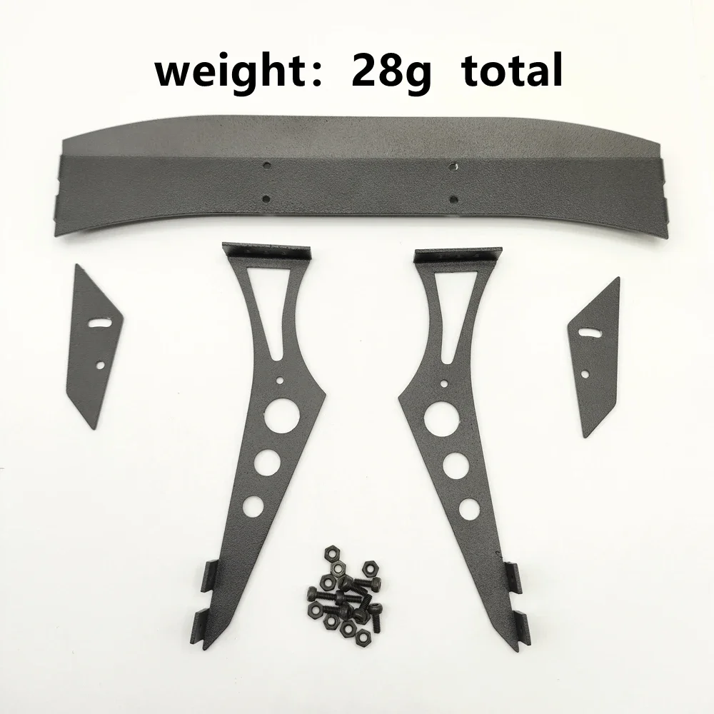 CatRC Metal Tail Wing Rear Spoiler For 1/10 RC Drift Car On-Road Racing Rally Car TAMIYA TT02 XV01 TT01 PTG2 HSP 94123 FW06 SAKU