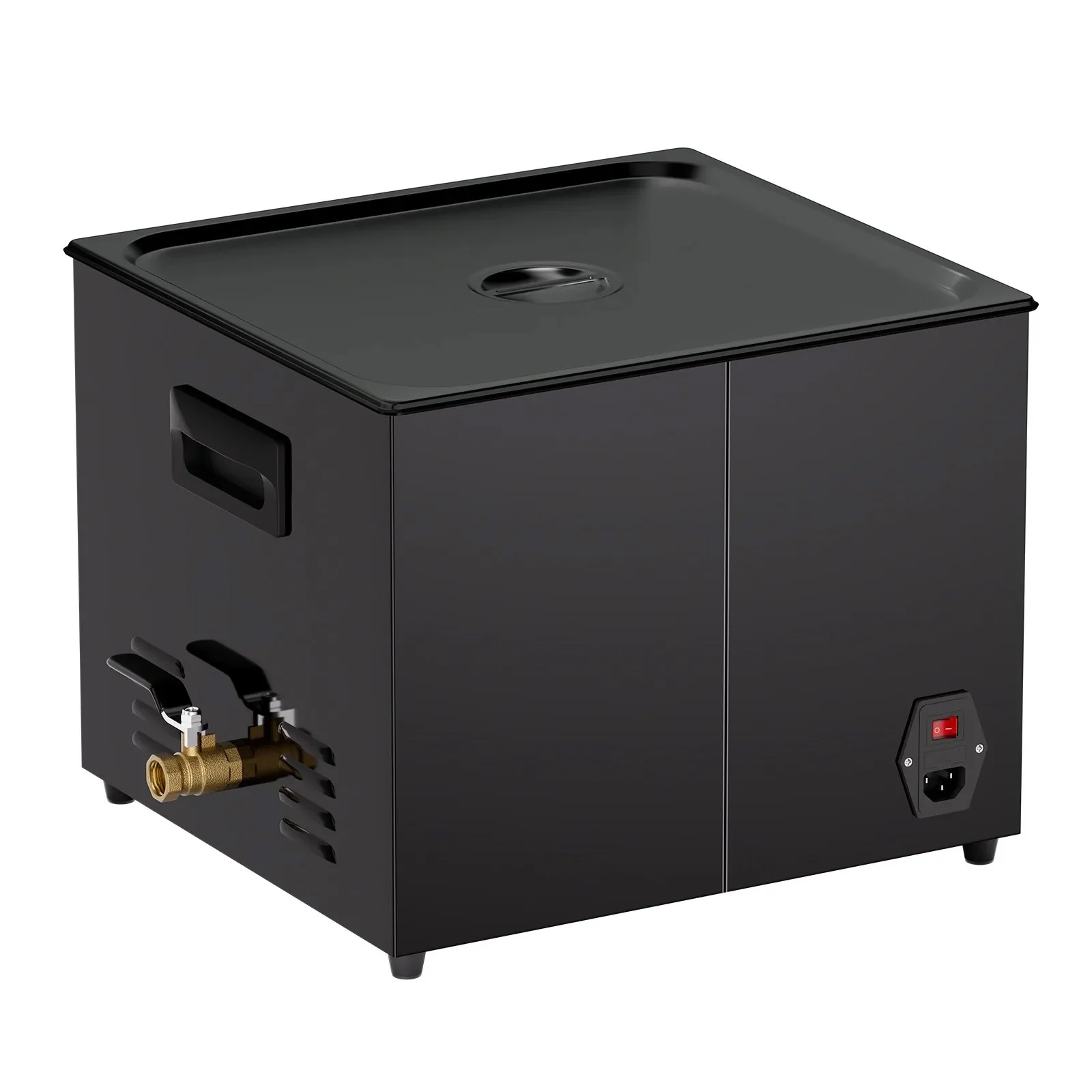 ماكينة التنظيف بالموجات فوق الصوتية الرقمية 360 وات 15 لتر، منظف بالموجات فوق الصوتية الصناعية 40 كيلو هرتز مع سخان ومؤقت للمجوهرات، أيضًا