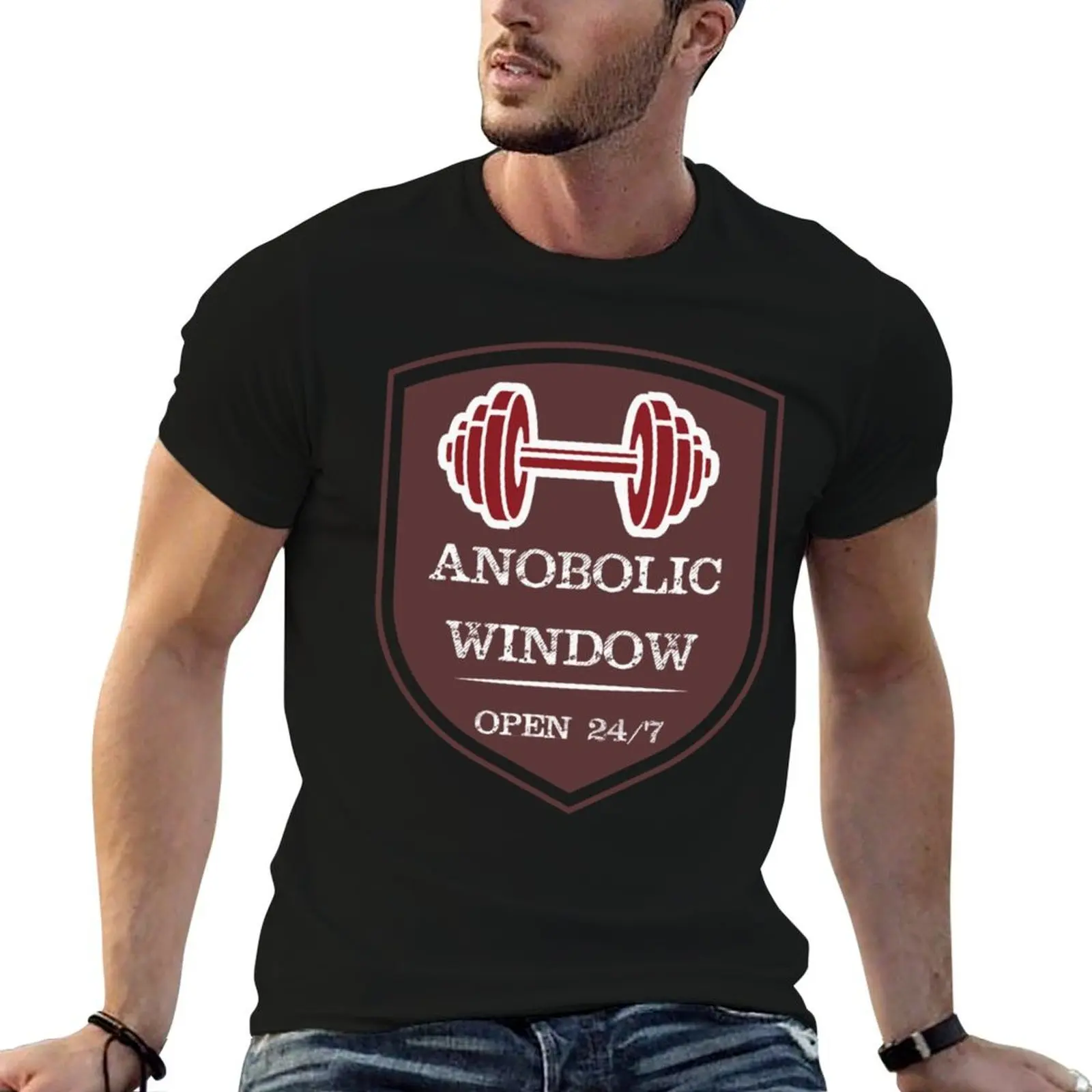 

ANABOLIC WINDOW GYM FITNESS T-Shirt t shirt for man 100 percent cotton anime t shirts for man T-Shirt
