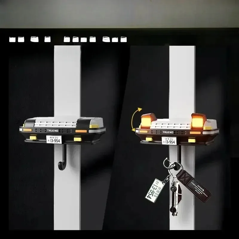 AE86 Auto-Scheinwerfer Schlüsselanhänger Dekoration Wandmontierte Schlüsselaufbewahrung | Cooler Schlüsselanhänger im Automobil-Design für Auto-Enthusiasten – Detail 2
