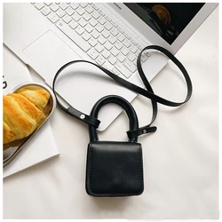 Kids Mini Square Crossbody Bag Fashion PU Leather Cute Shoulder Bag Handbag for Girls Birthday Gift