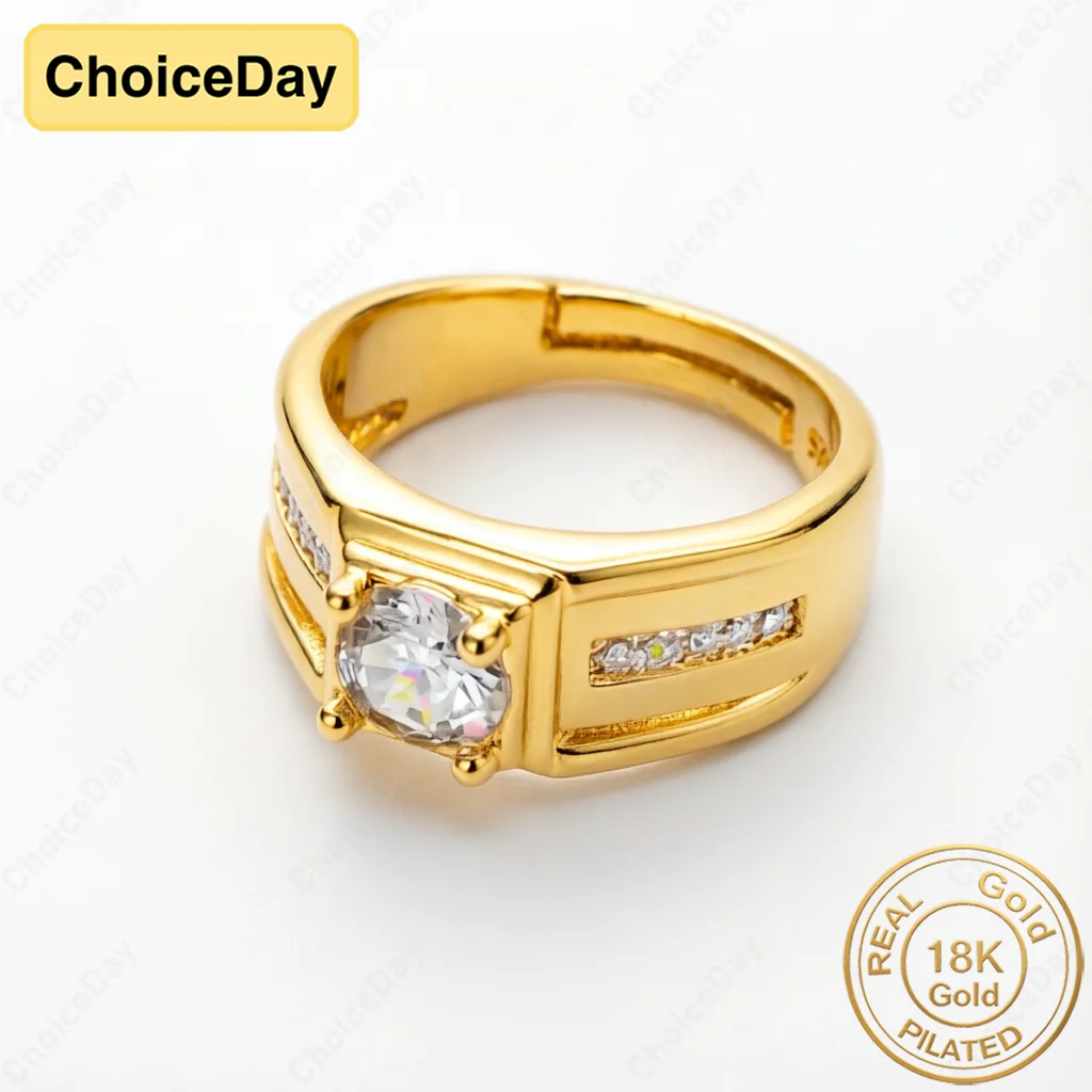 Anillo de Zirconia de Cuatro P - Women'S Yellow Accessories reseña y precio