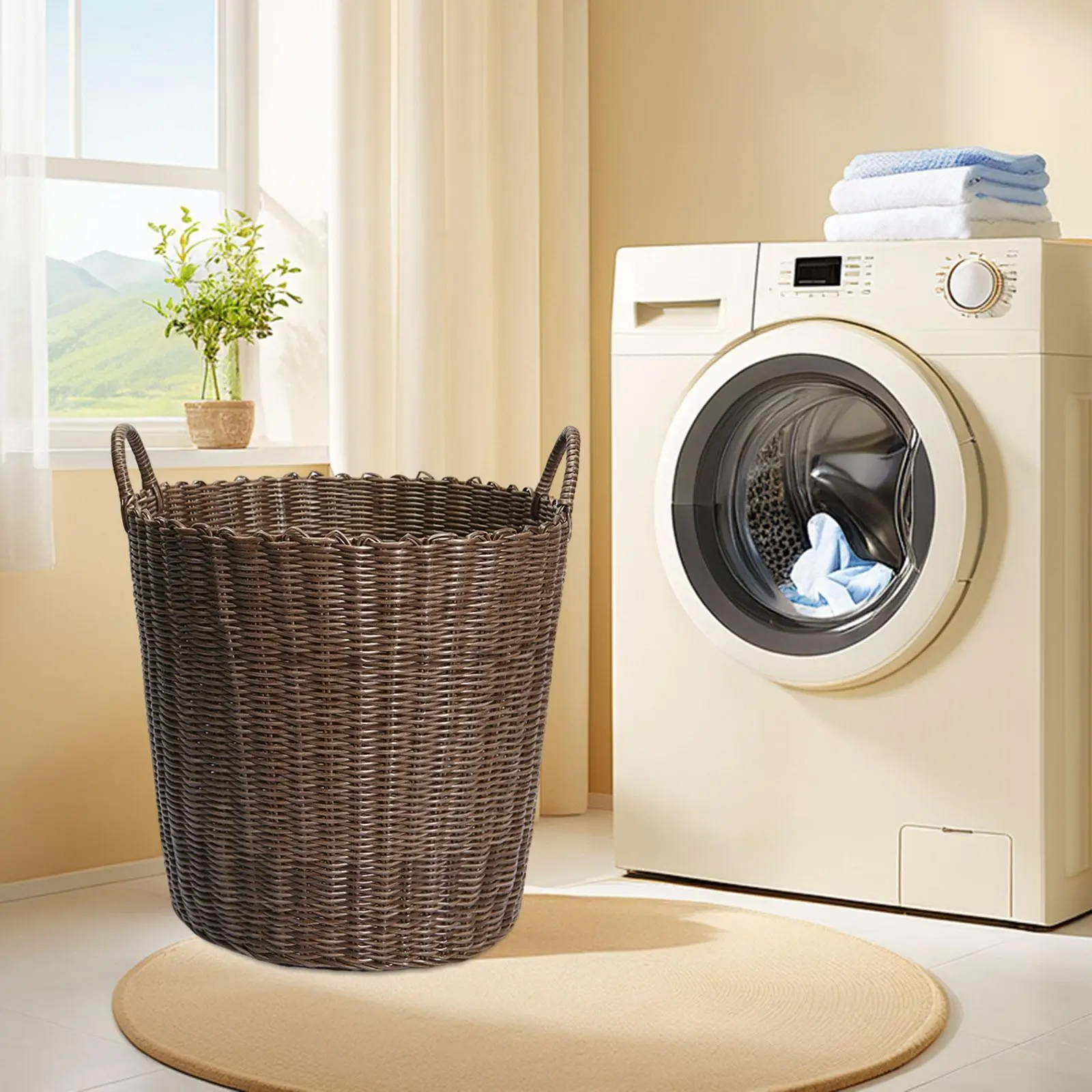 

Laundry Basket Dirty Bag Container Large Capacity Household Holder Laundry