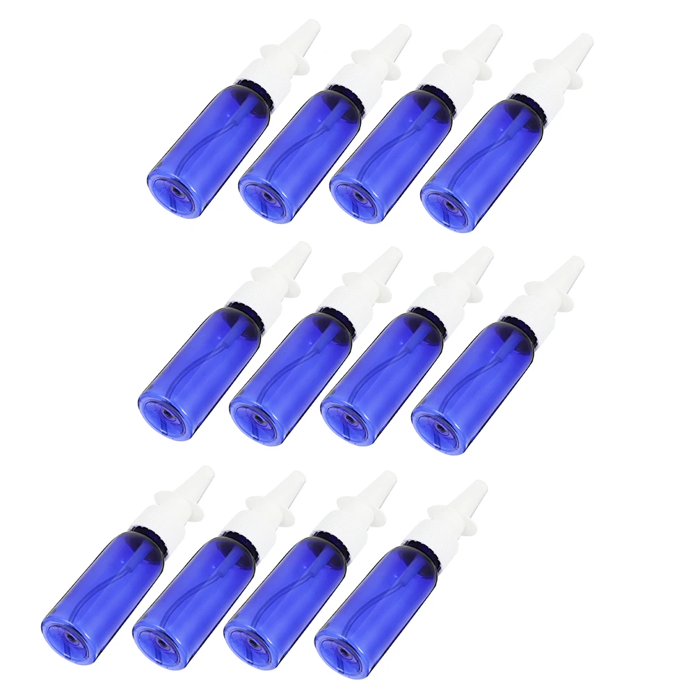 

12 Pcs Nasal Sprayer Sub Package Container Bottles Portable Fine Containers