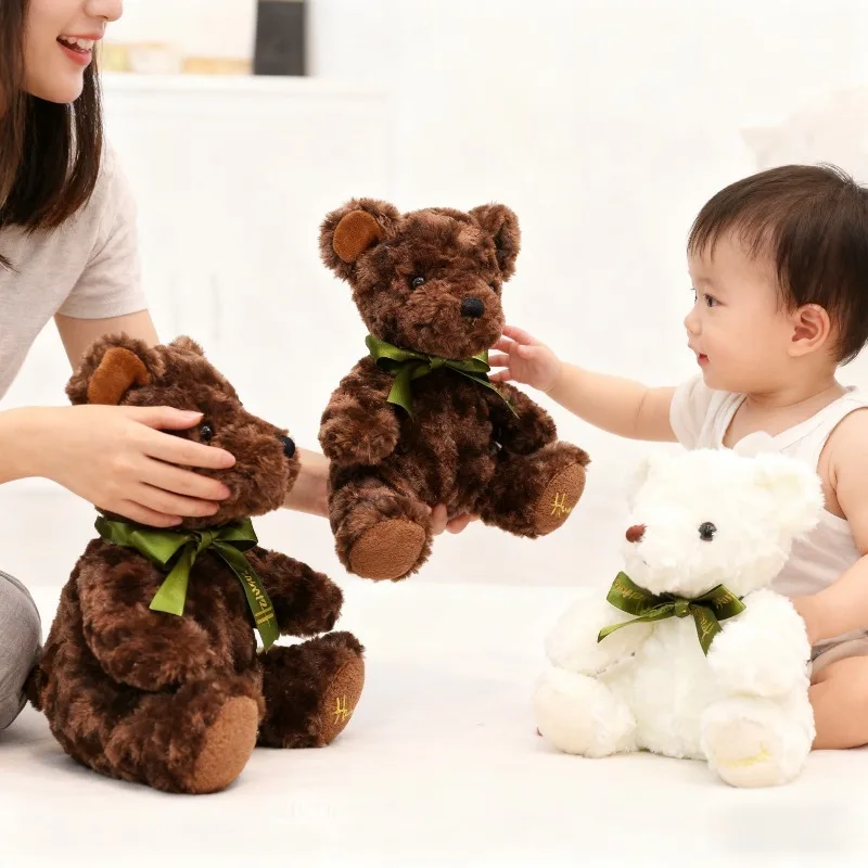 عالية الجودة الطفل ألعاب من نسيج مخملي وشاح دمية دب لطيف دمية دب دمية مادة صحية مرافقة النوم هدية عيد ميلاد الطفل #2