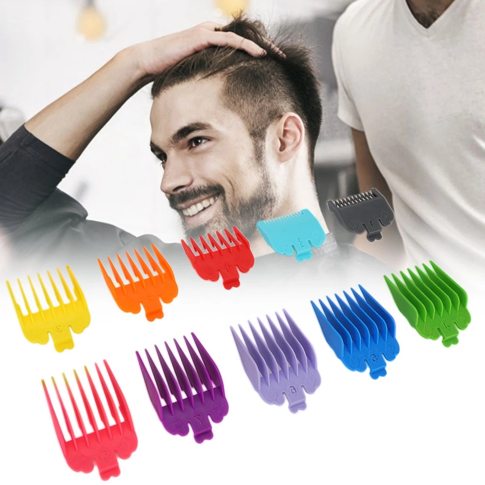 Comb  Set Electric Hair Clipper Spare Parts Hairstyling Limit Combs Accessory Hair Clipper Tool Haircut Accessory
