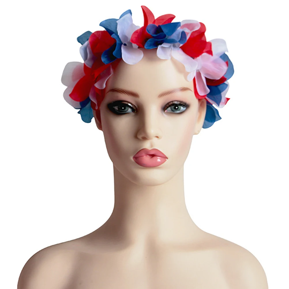 

5 Pcs Flower Headb Hair Hoops Durable Lightweight Beach Wedding Holiday Women Headdress Decorative Colorful Flowers