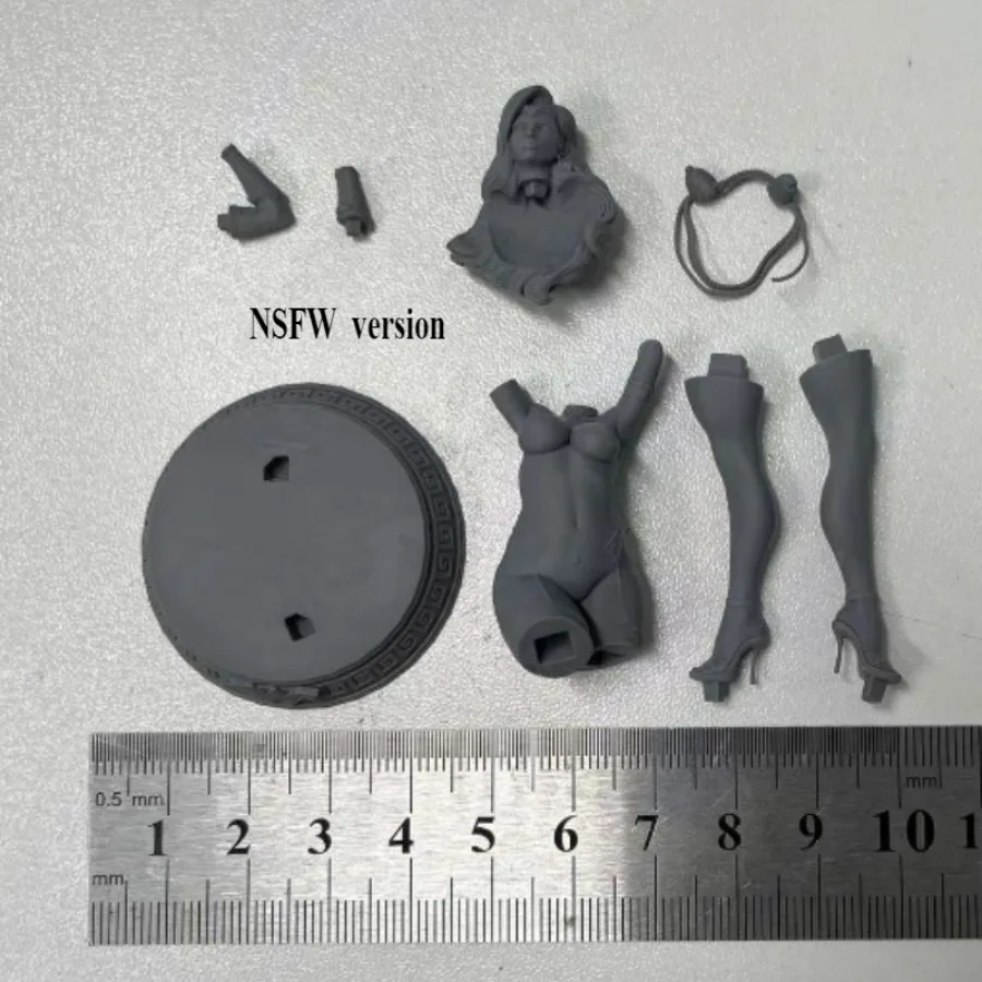 1/24 Schaal 75mm Volledige Hars beeldje Model Kit Fantasy Hobby Miniatuur Sexy Cosplay Model Ongemonteerd en Ongeverfd Diorama Speelgoed