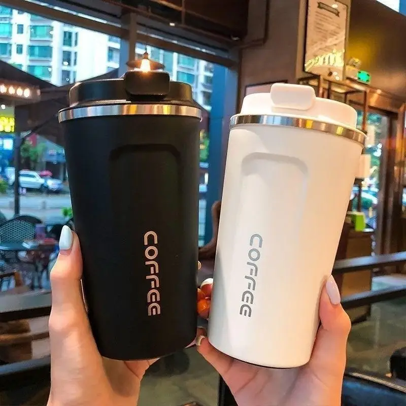 510ML Stainless Steel Coffee Mug Portable Tumbler Vacuum Flasks Car Thermal Cup Keeps Cold And Heat Thermal Mug Coffee Cup