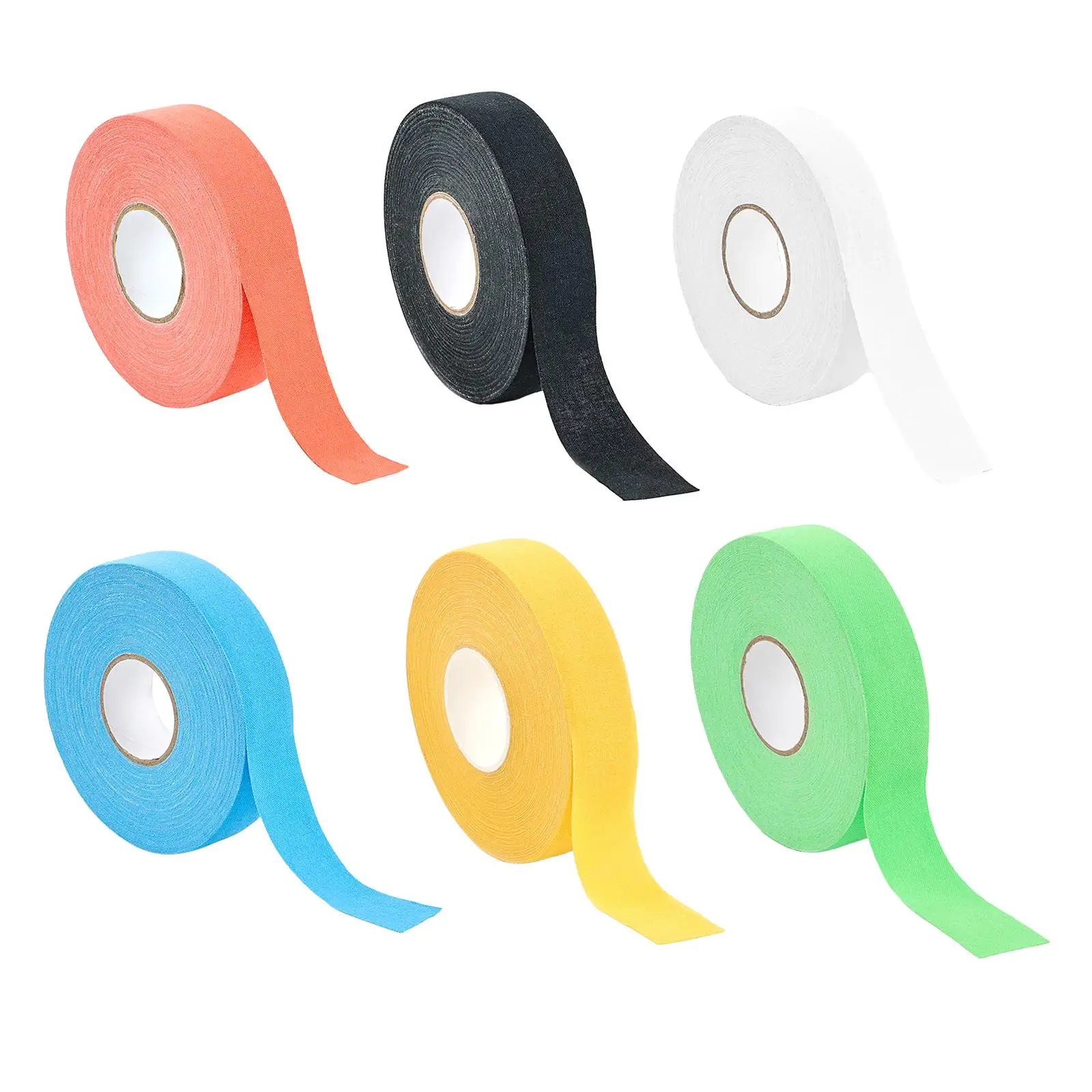 Cinta de tela para Hockey sobre hielo, 2,5 cm x 25M, para ejercicio de béisbol