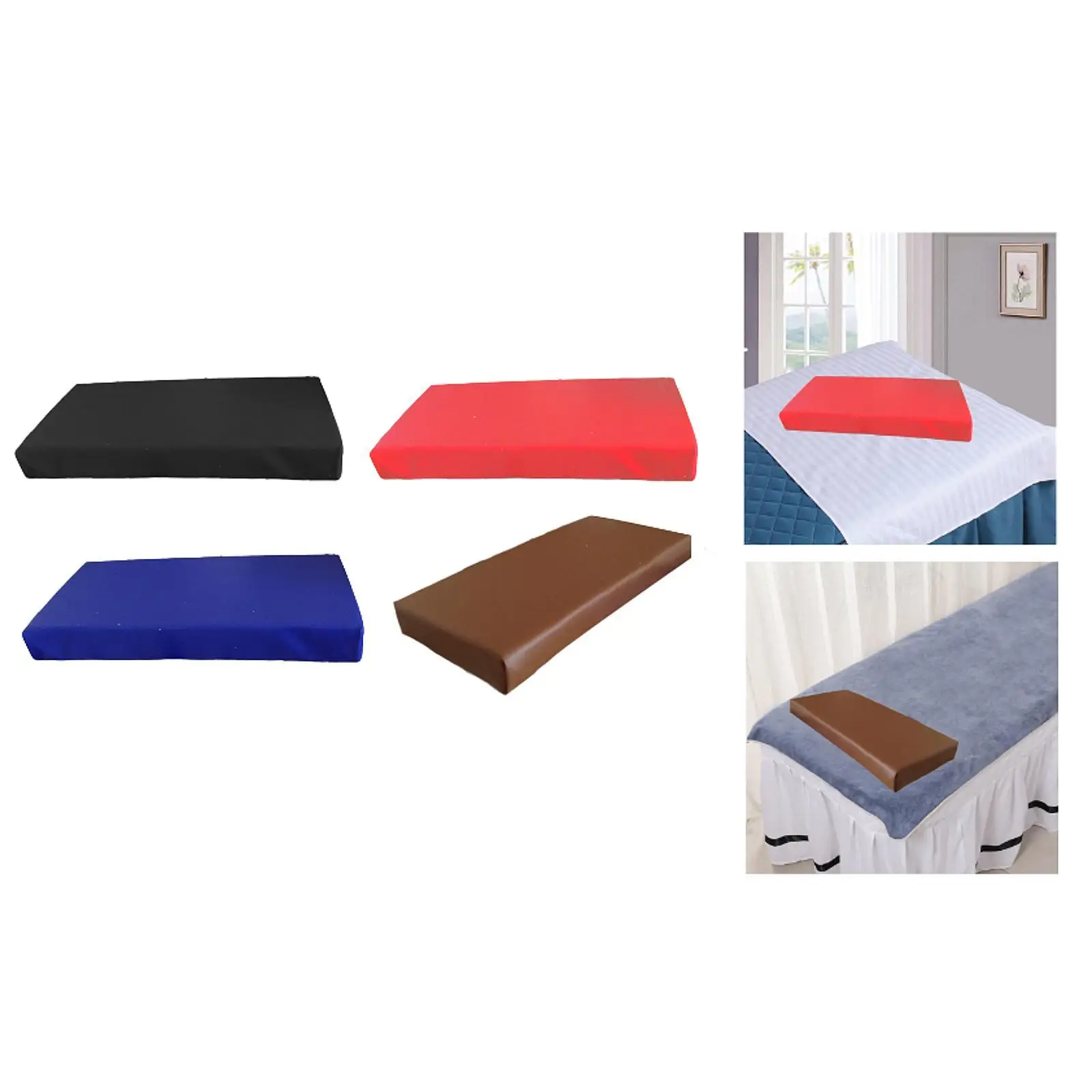 

Neck Support Cushion for Massage Table, PU Leather Head Rest for SPA Bed
