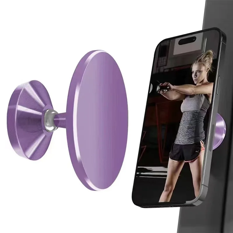 

Gym Mate Magnetic Phone Mount &Double-sided Magnetic Suction Phone Holder for MagSafe. Shoot Hands-Free Videos While Working Out