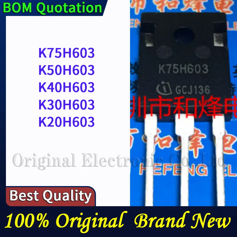 10pcs/lot K75H603 K50H603 K40H603 K30H603 K20H603 plastic casing Original  In stock High quality