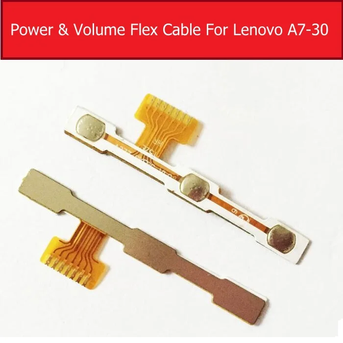 Lenovo A7-30 A3300 A3300TC/HC Güç Ses Esnek Kablo - alternate angle