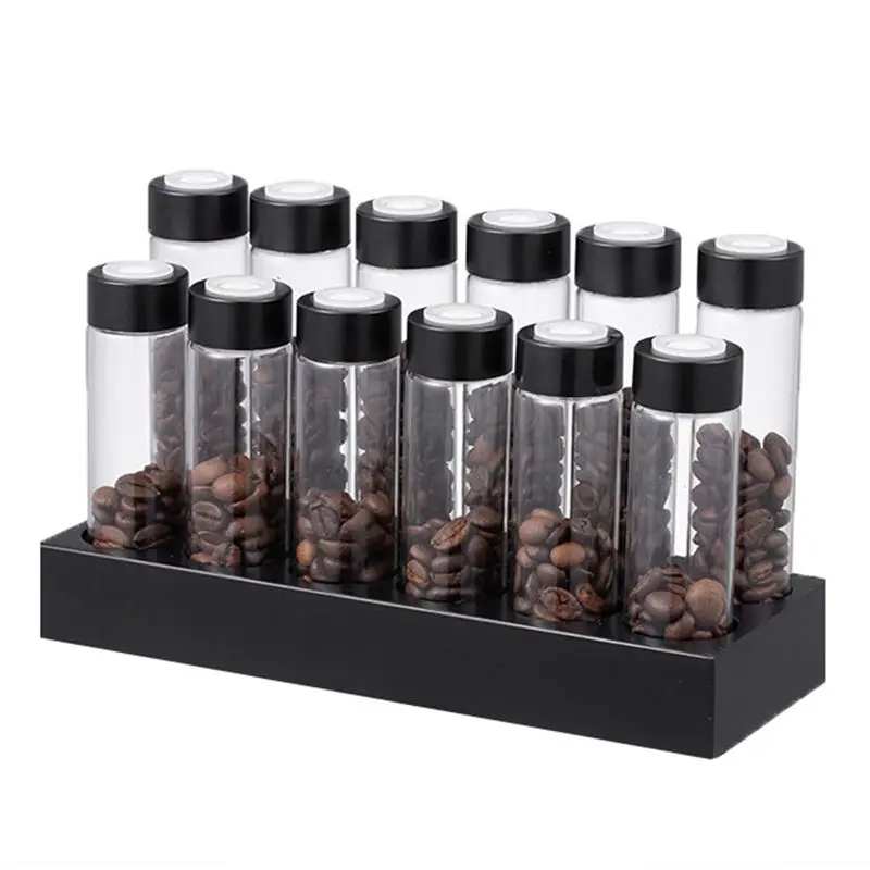 b62b-coffee-beans-storage-container-display-rack-walnut-tea-tube-bottle-glass-espresso-coffee-accessories-tool