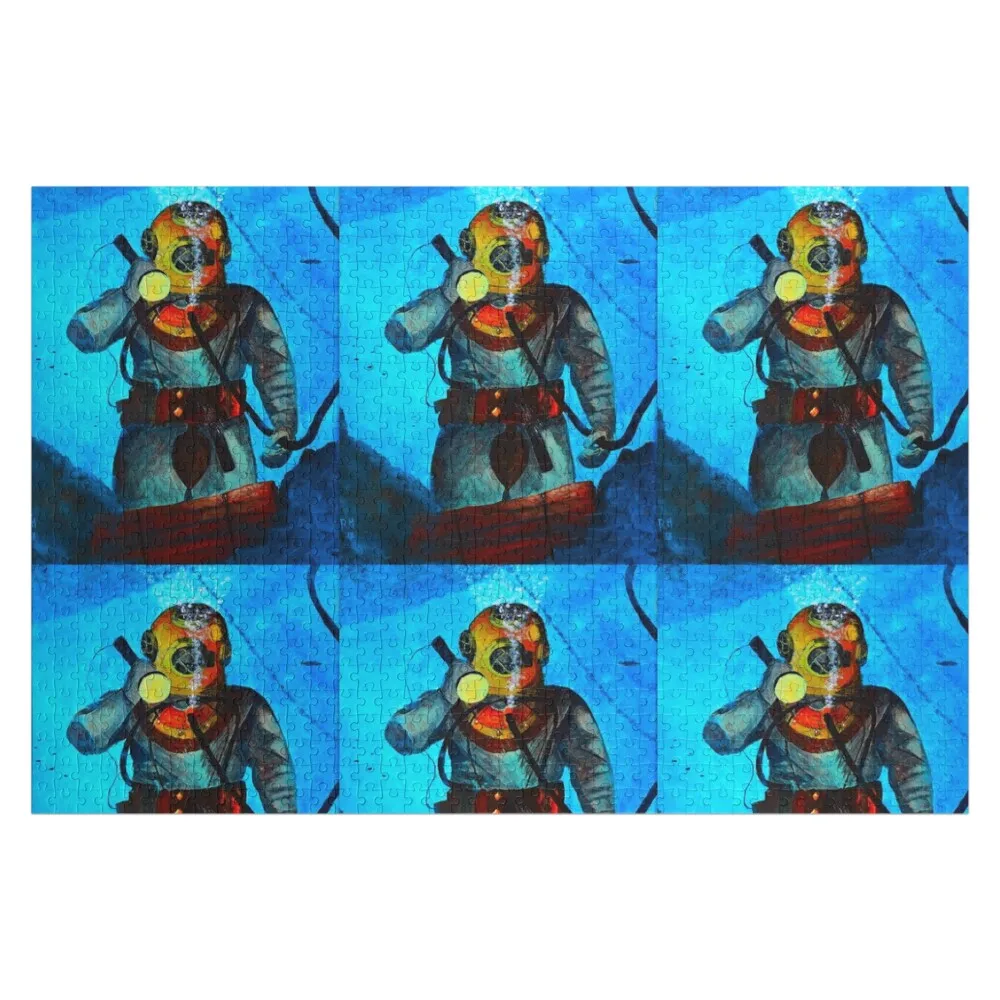 Deep Sea Diver Jigsaw Puzzle Anime Toys For Children Personalized Gifts Photo Custom Puzzle