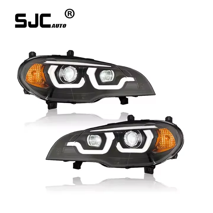 

SJC Automotive Car New Styling Headlamps for BMW X5 E70 Front Headlights 2008-2013 High Quality Turn Signal Lamps for BMW X5 E70