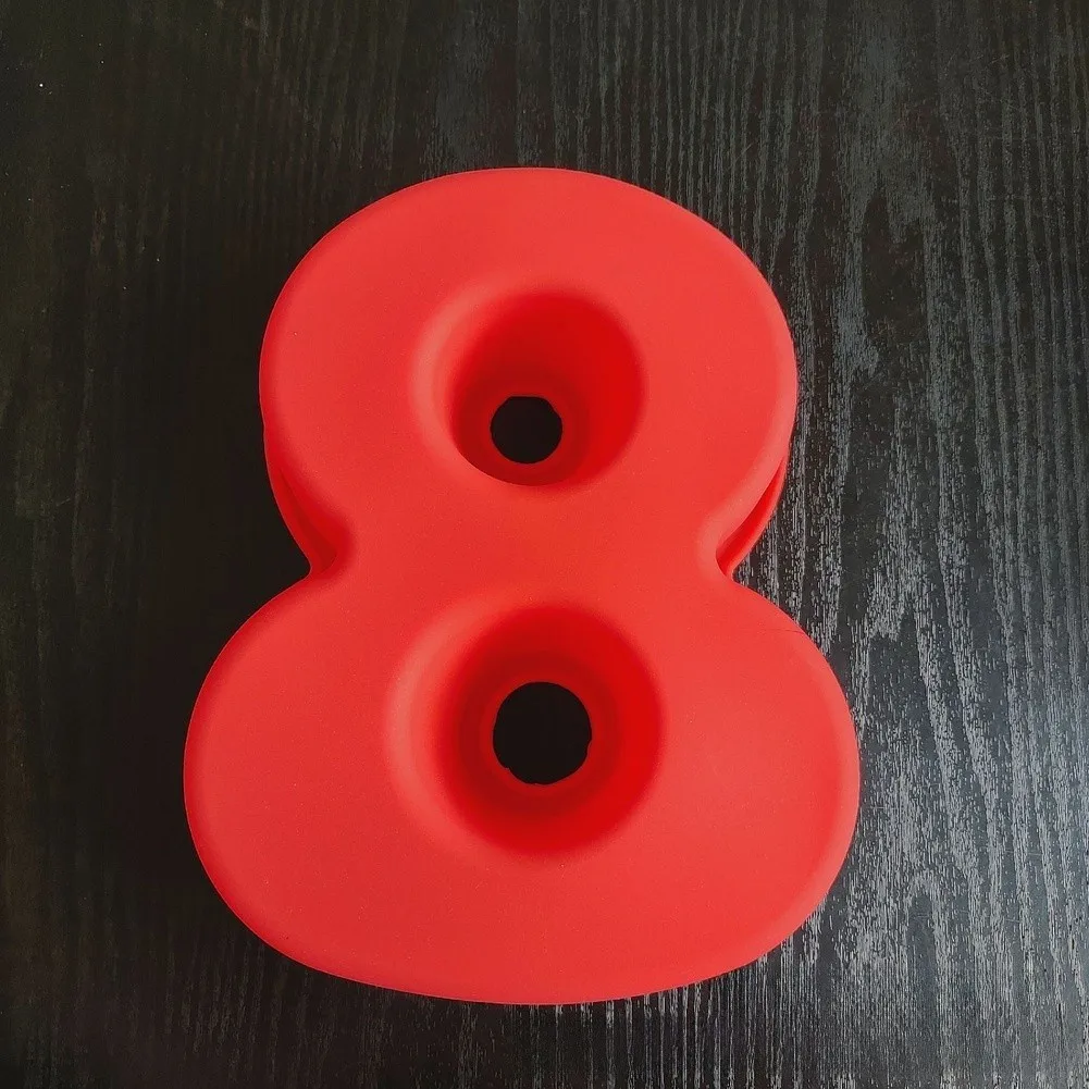 Number Cake Molds Set Silicone 10 Inches Silicone Number Cake Molds High Temperature Resistant Microwave Oven