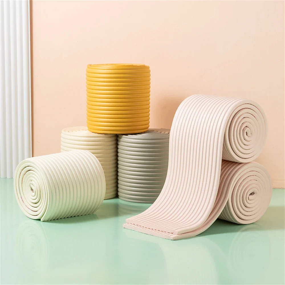 1/2/3PCS 2m Desk Corner Protector Sponge Cushion Soft Bag Foam Anti-collision Wall Sticker Protection Strips Adhesive Anti-bumb