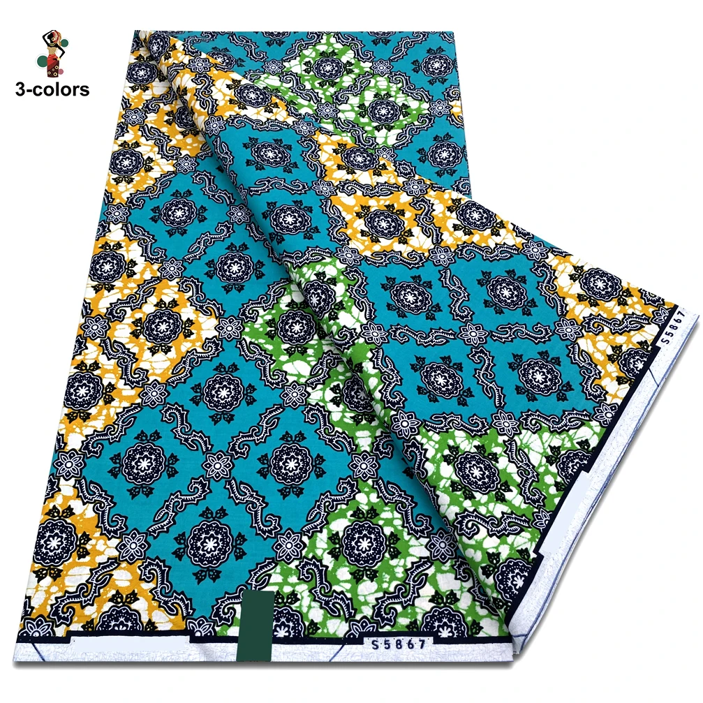 2025 Gegarandeerd echte originele Afrikaanse waxprintstof Echte Nigeriaanse 100% katoen Ankara Waxstof Zachte Pagne Spuer Batik