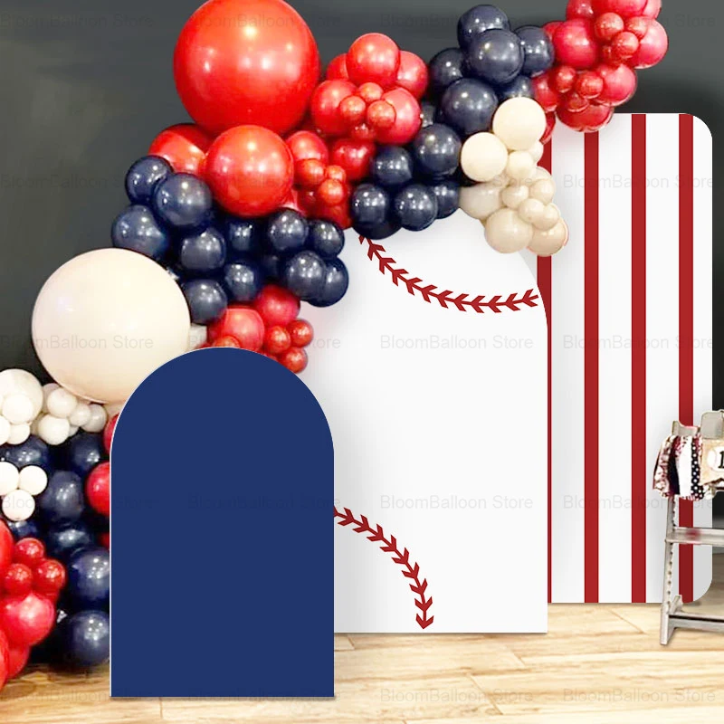 Sport Theme KT Board Basketball Football Cutout Baseball Arch Backdrop for Birthday Party Decoration Kids Baby Shower Supplies