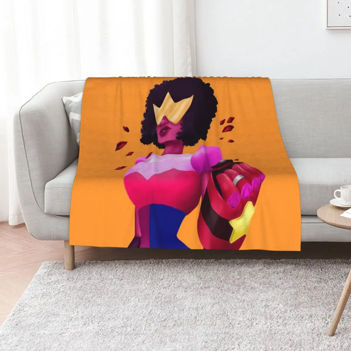 

Steven Universe Garnet Throw Blanket For Baby Stuffeds Loose Nap Blankets