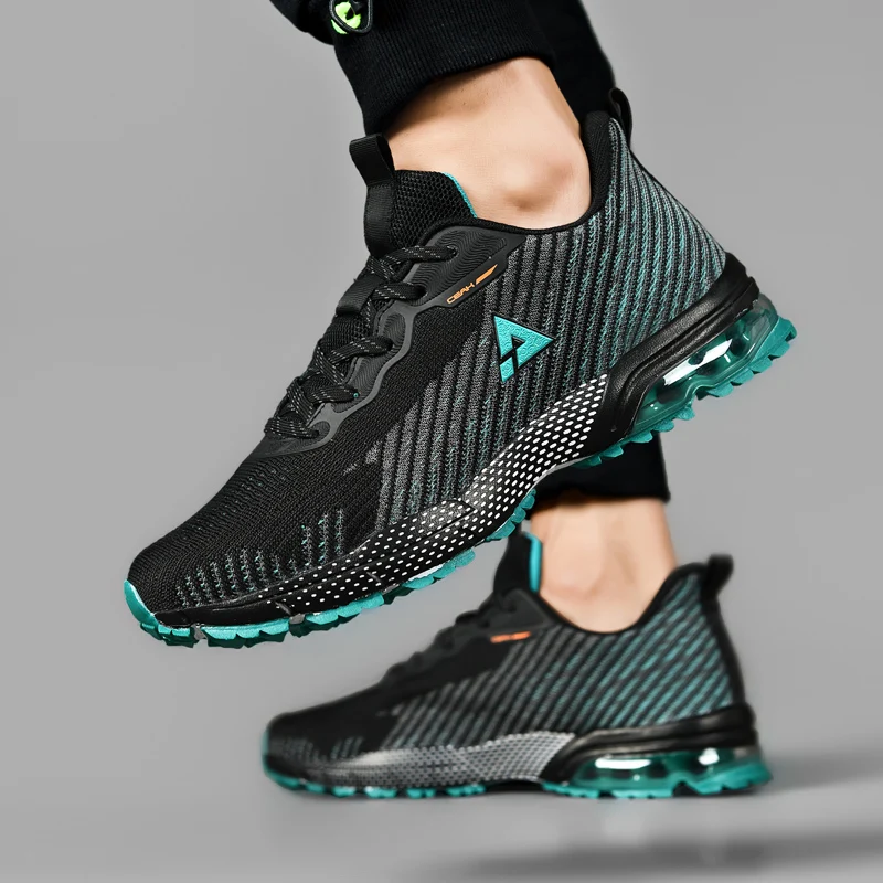 Large 39-48 Men's Mesh Breathable Golf Shoes Outdoor Sports Running Shoes Youth Fitness Golf Jogging Shoes