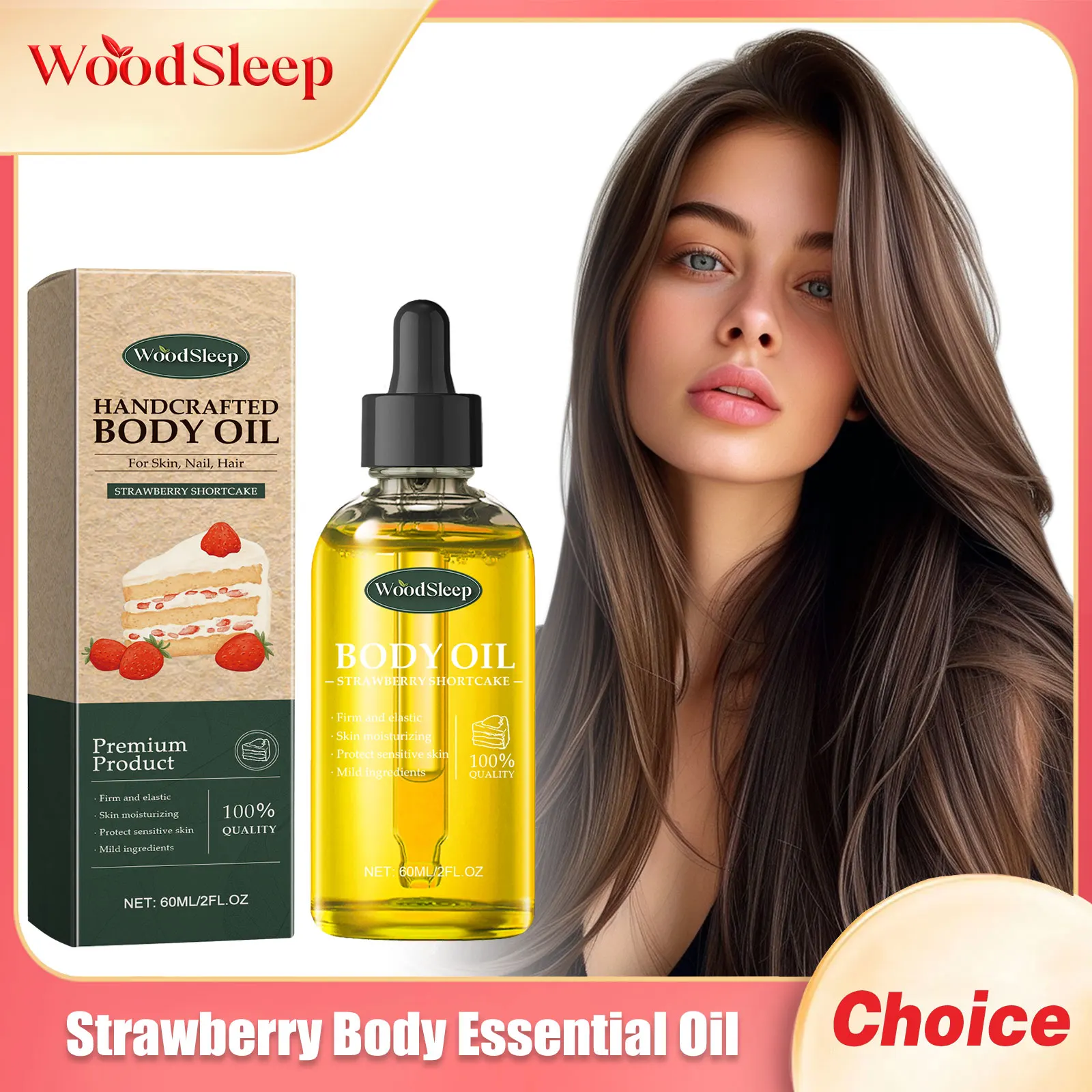 Strawberry Body Essential Oil Relieve Stress Improve Rough Romantic Relaxing Deep Moisturizing Repair Dry SPA Body Massage Oils