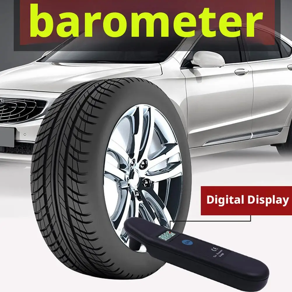 TG101 Digital Car Tire Tyre Air Pressure Gauge Meter LCD Display Manometer Barometers Tester PSI/KPA/BAR/KG/CM2 Detector for Car