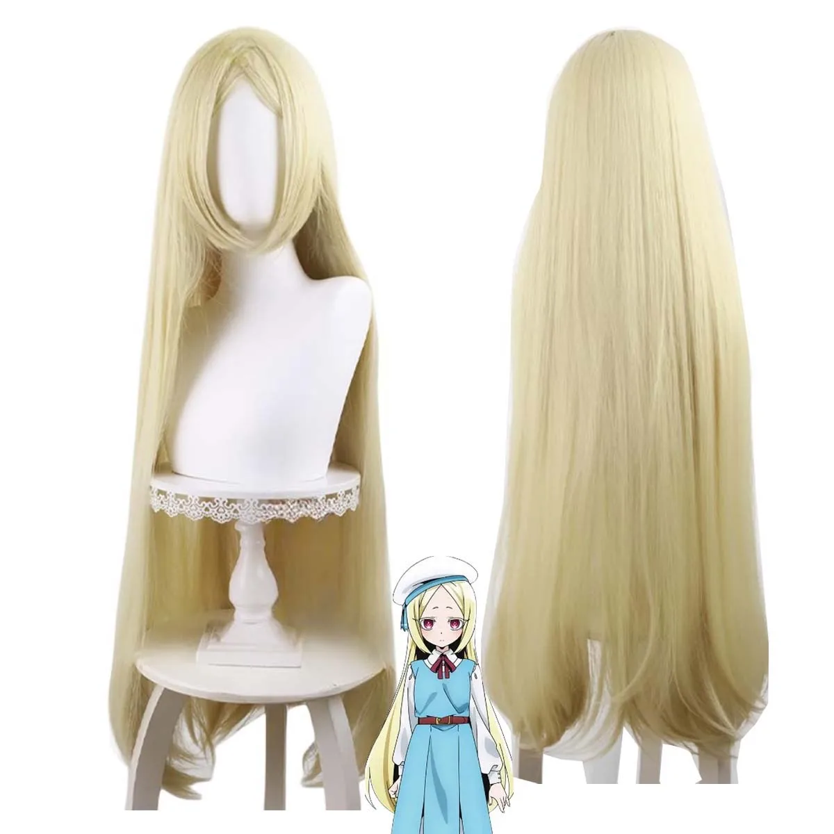 Anime I Admire Magical Girls Cosplay Korisu Morino lange blonde pruik