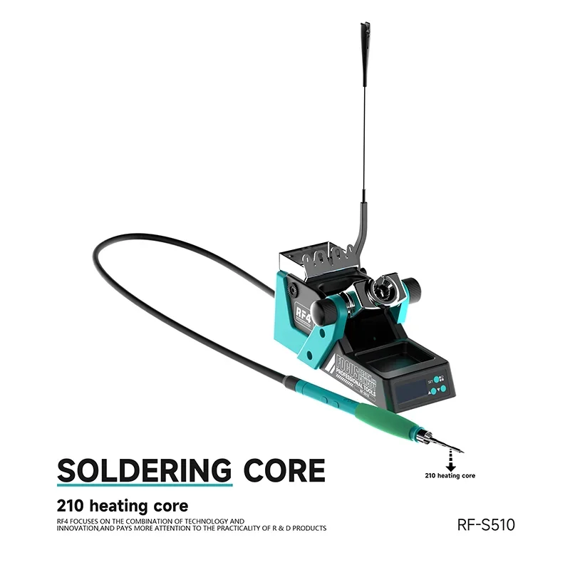 RF4 New Intelligent Soldering Station RF-S510 Type-C PD Fast Charging HD LCD Screen Mobile Phone Motherboard Chip Repair Tool