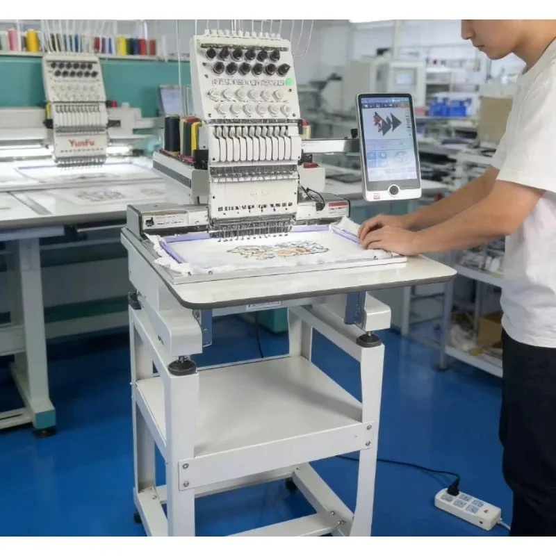 【Brand New】 2025 New Model Dahao A15 Digital High-Accuracy 1200 RPM Computerized Embroidery Machine For Caps T-Shirts Home & Ret
