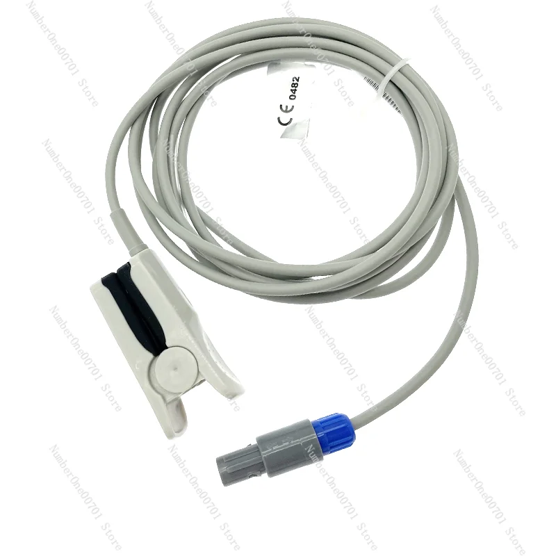 

Applicable to Airuikang M-9000 ECG Monitor Parts 6-Pin Single Blood Oxygen Saturation Probe Finger Pulse Oxygen Probe