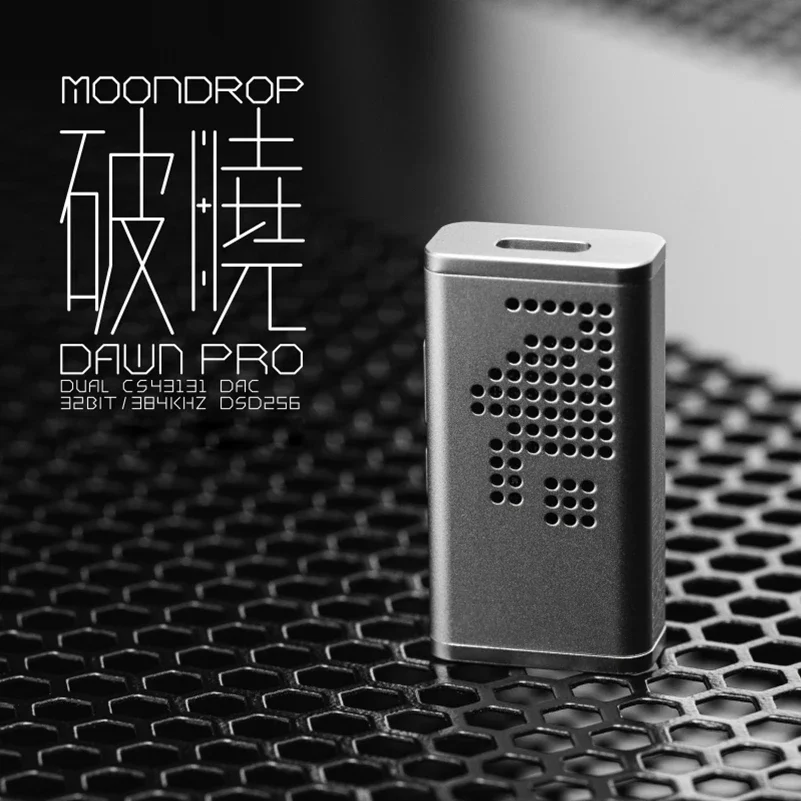 

MOONDROP DAWN PRO HIFI Portable USB DAC Headphone Amplifier Dual CS43131 DSD256 PCM 32/384KHZ TYPE-C Input 3.5mm 4.4mm Balanced