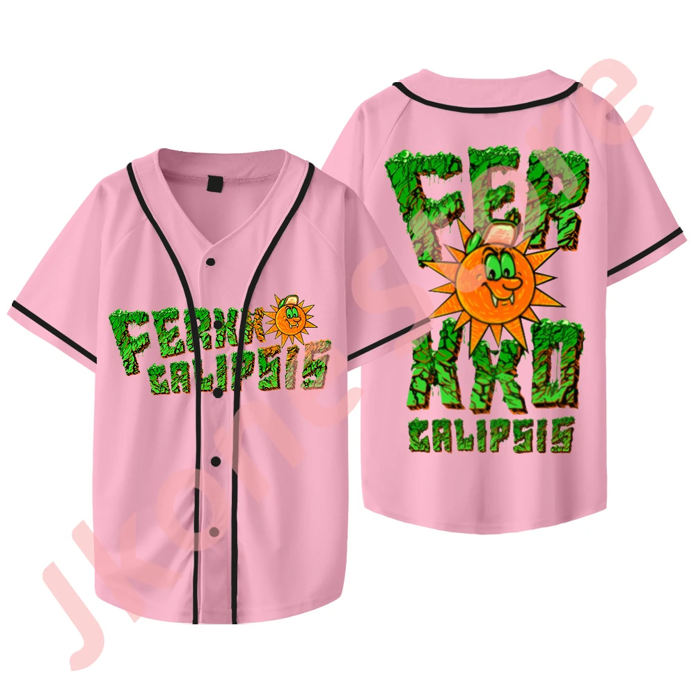 Feid Ferxxocalipsis Logo Merch Jersey Ferxxo Tour Baseball T-shirts Women Men Fashion Casual Short Sleeve Tee