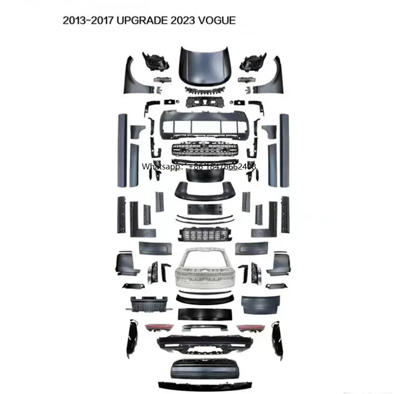 1:1 Look 2023 L460 Upgrade Bodykit for  Range Rover Vogue 2013 2014 2015 2016 2017 Facelift Body Kit Cutting Style