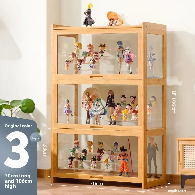 Figure Lego Display Cabinet Model Toy Storage Cabinet Acrylic Transparent Dust-proof Building Block Shelf Household Display