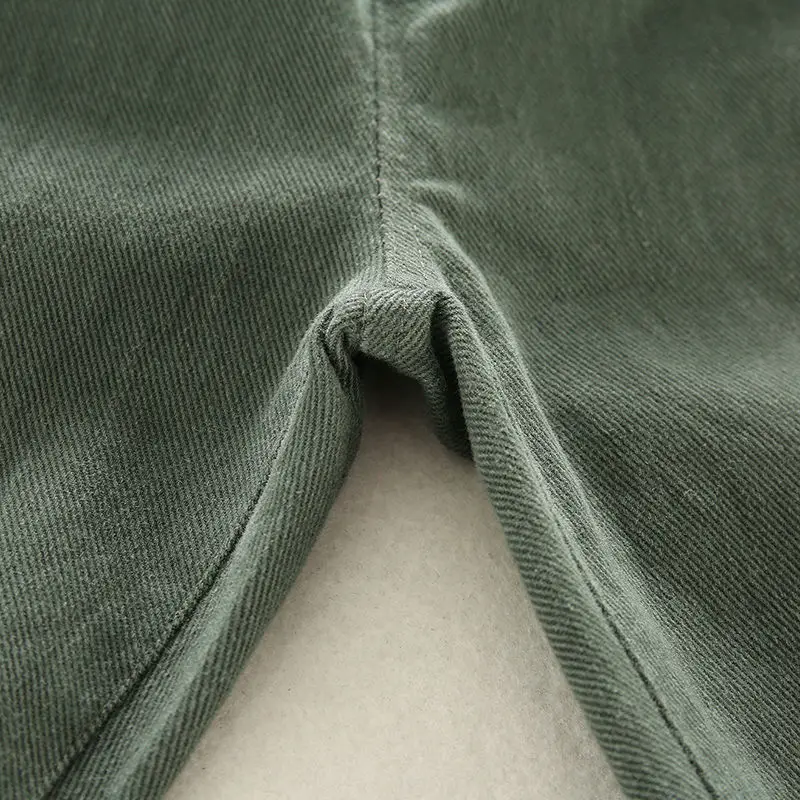 2026 Frühling Herbst Jungen Einfarbige Cargo-Hosen Koreanischer Stil Mode Vielseitige Lässige Lange Hosen Trendige Kinderkleidung – Detail 7