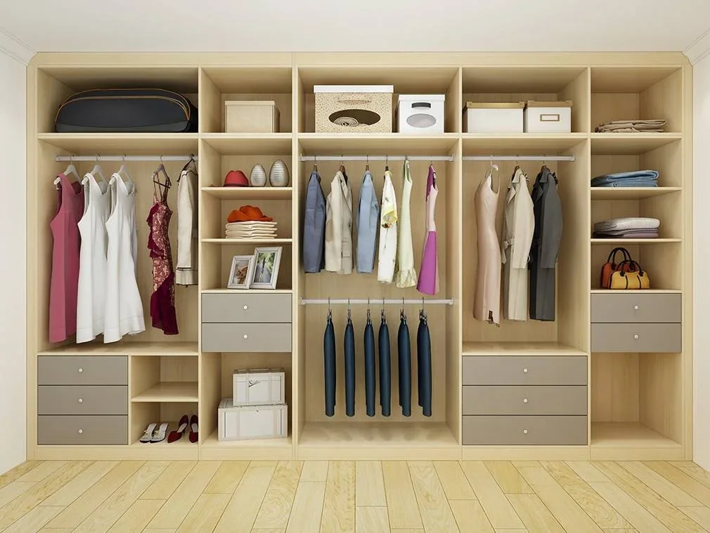 Low Price Economical Bespoke Walking Closet Cabinet Modern