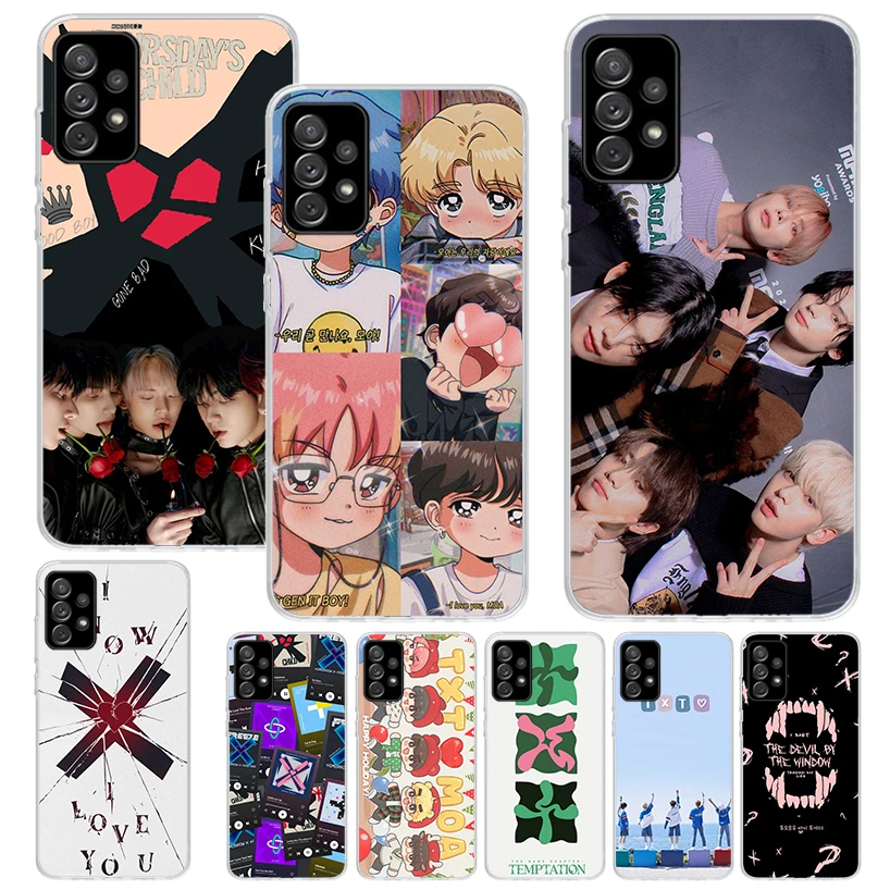 Чехол для телефона T-Txt Boy Band Kpop, мягкий силиконовый чехол для Samsung Galaxy A51, A50, A71, A70, A41, A31, A21S, A10, A20E, A30, A40, A6, A7, A8 +, A9