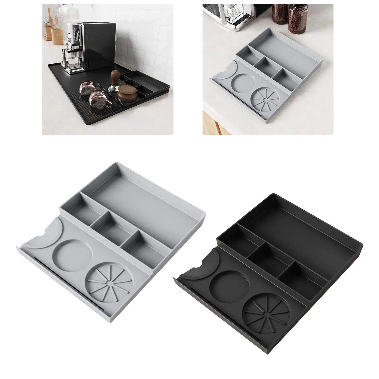 Espresso Tamping Station Knock Box Multifunctional Lightweight for Coffee Lover