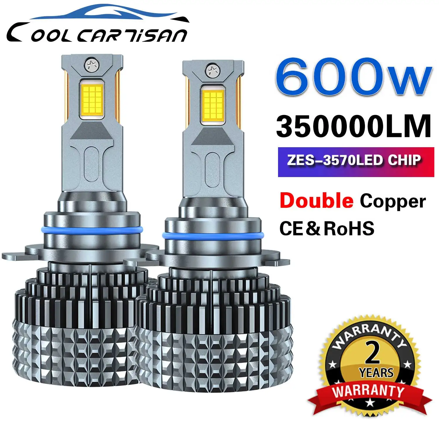 

EAGLEVISION High Power Car LED Headlight Lamp Ultra LED Bulb 600W lighthouse 12v 24v Canbus 9005 9006 9012 H1 H4 H7 H11 12V 24V