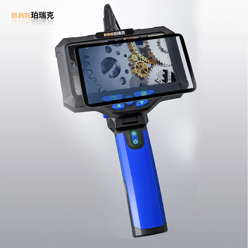 BRK-M4T28 Three-Camera Industrial Endoscope with High-Definition Image Quality and Large LCD Screen for Outdoor Inspection