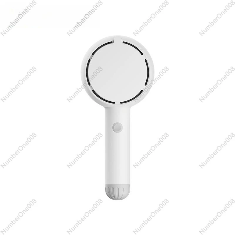 

Зеркальный вентилятор 2-в-1 со светодиодной подсветкой, портативное зеркало для макияжа с перезаряжаемой через USB, тихий ручной вентилятор для летних путешествий