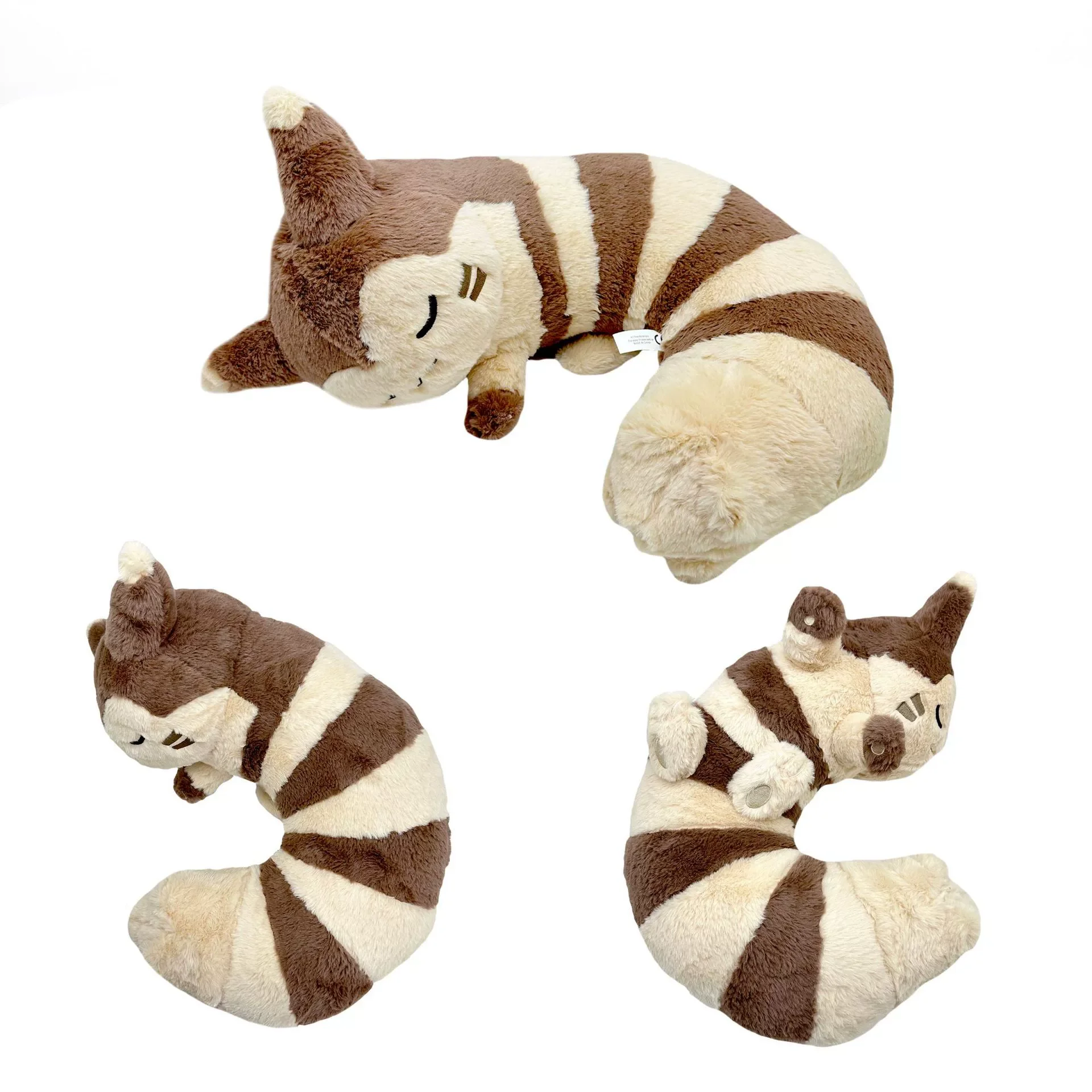 

Pikachu Peluche Furret Plush Toy Pokemon Plush ToysVertical Mouse Brown Cute Furret Stuffed Doll U Shanpe Soft Neck Pillow