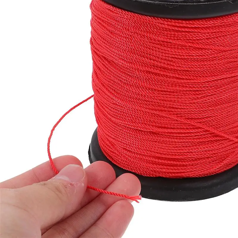 2 Rolls Construction Nylon String Masonry Construction Nylon Line Work Twine Rope Gardening Building Lines Twisted Nylon String