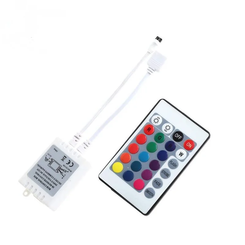 Led Controller LED IR WIFI BT RGB Controller luci LED Controller IR Remote Dimmer DC12V per RGB 3528 5050 LED Strip